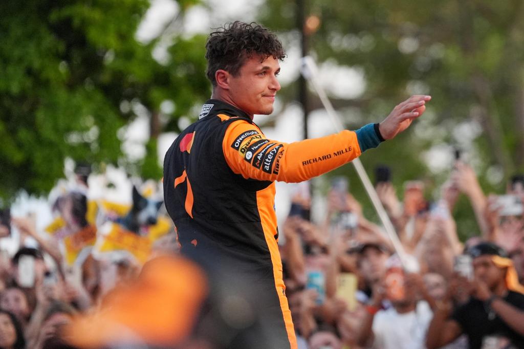 Norris, en un evento para fanáticos en Miami esta semana.