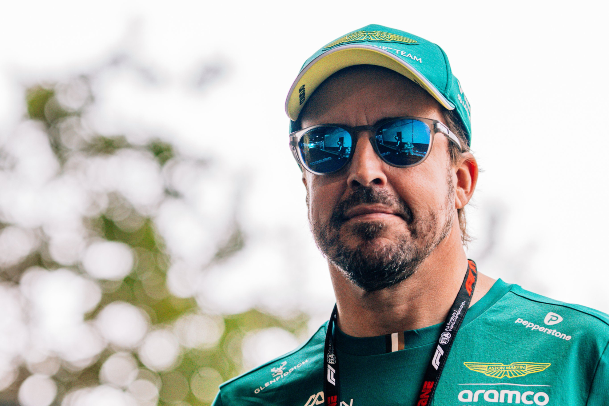 Alonso llega al circuito de Miami.