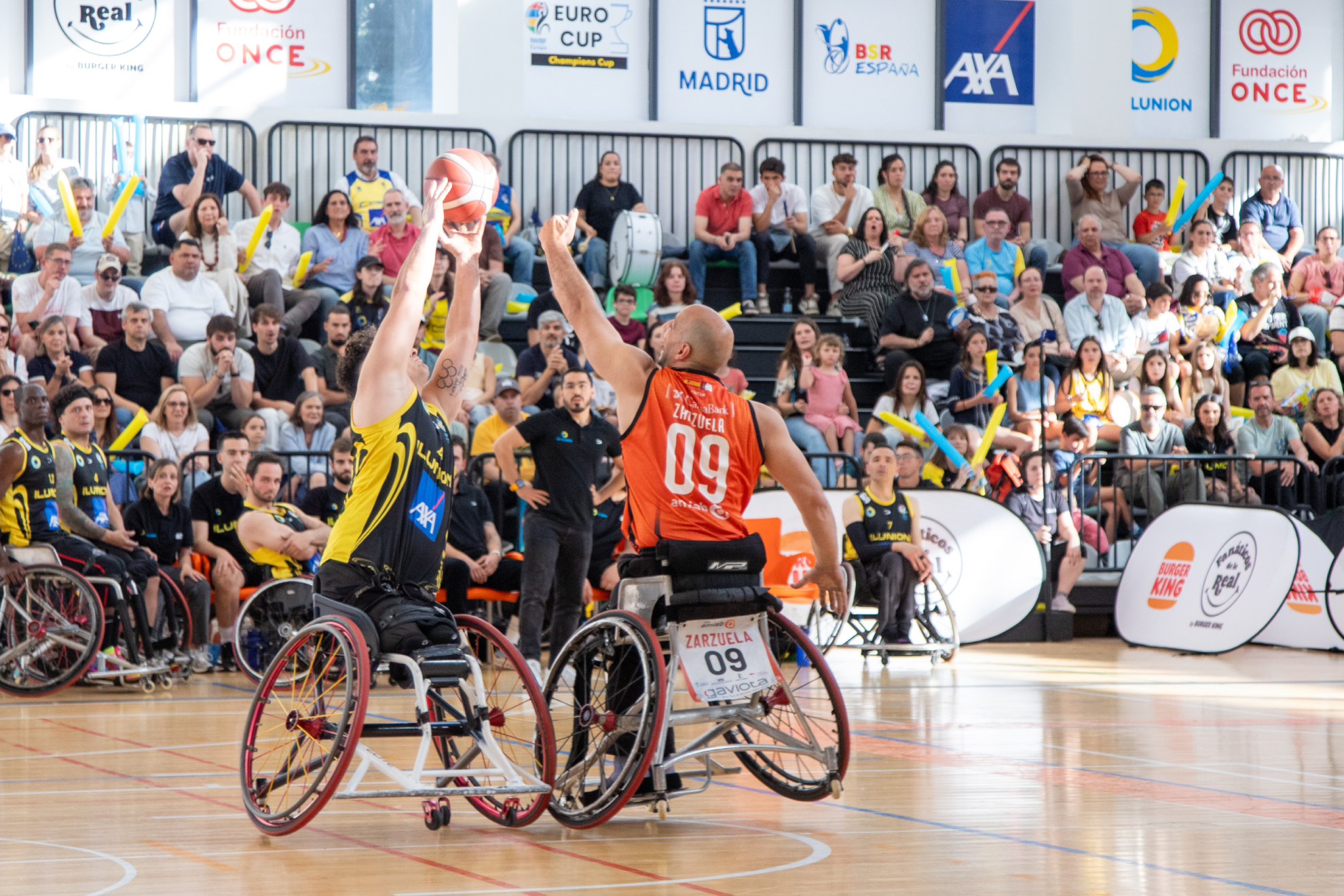 Semifinal de Champions Cup entre Ilunion y Amiab.
