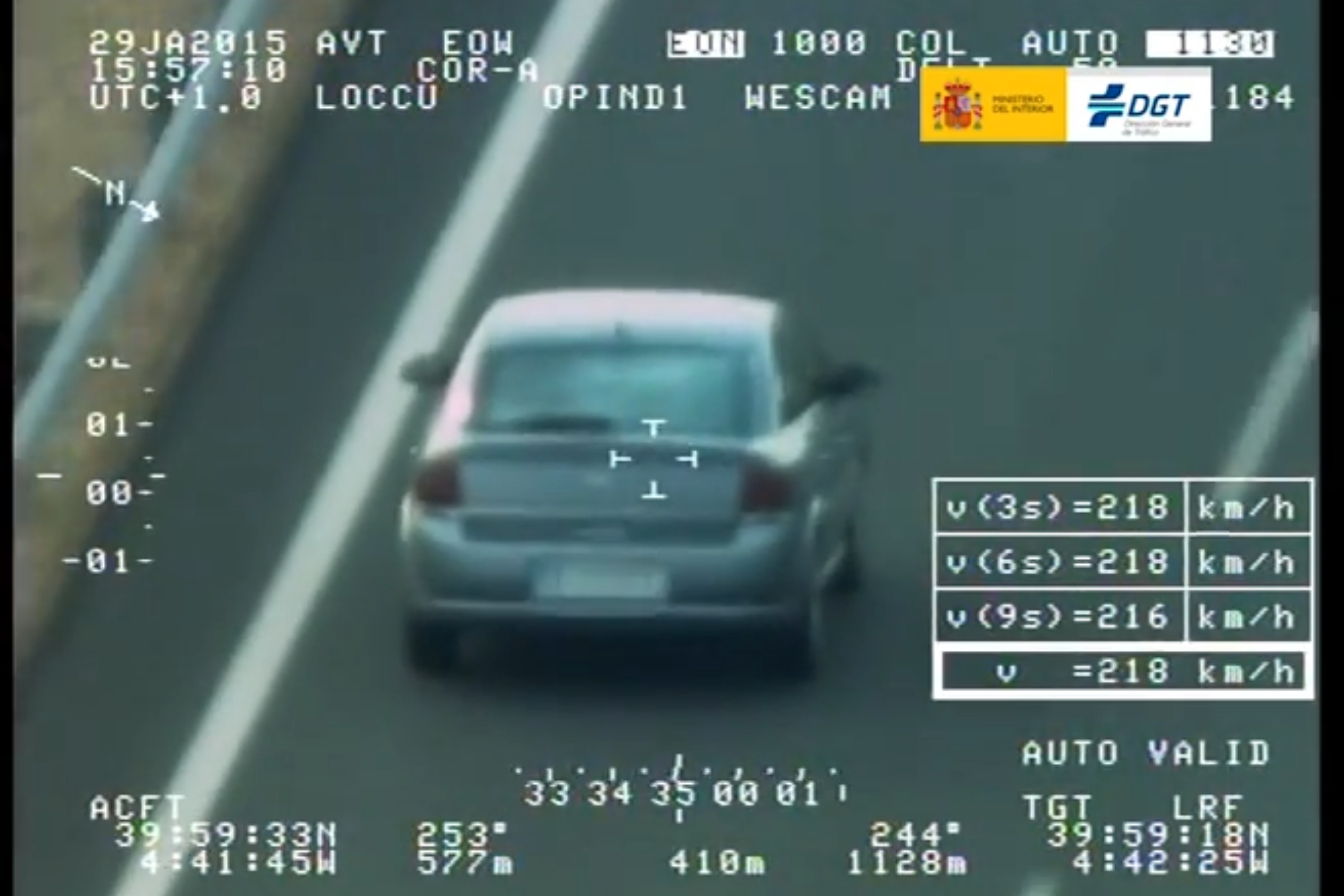 La DGT quiere endurecer las sanciones para los excesos de velocidad más flagrantes.