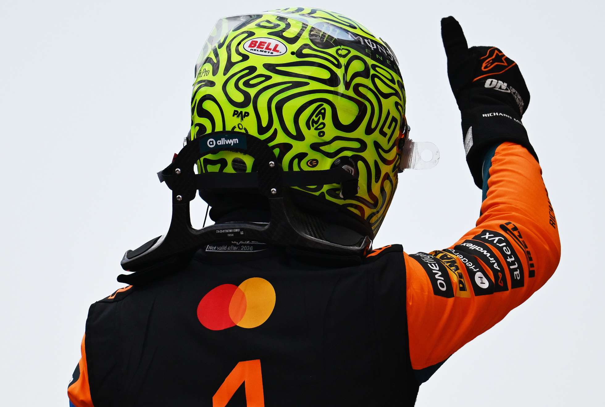Norris celebra la victoria en el Sprint de Miami 2026.