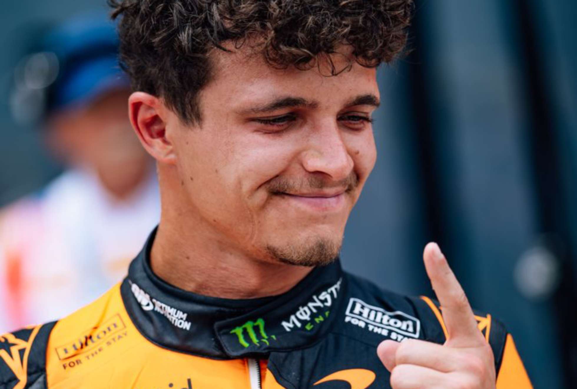 Norris, celebrando la victoria Sprint en Miami. F1.com