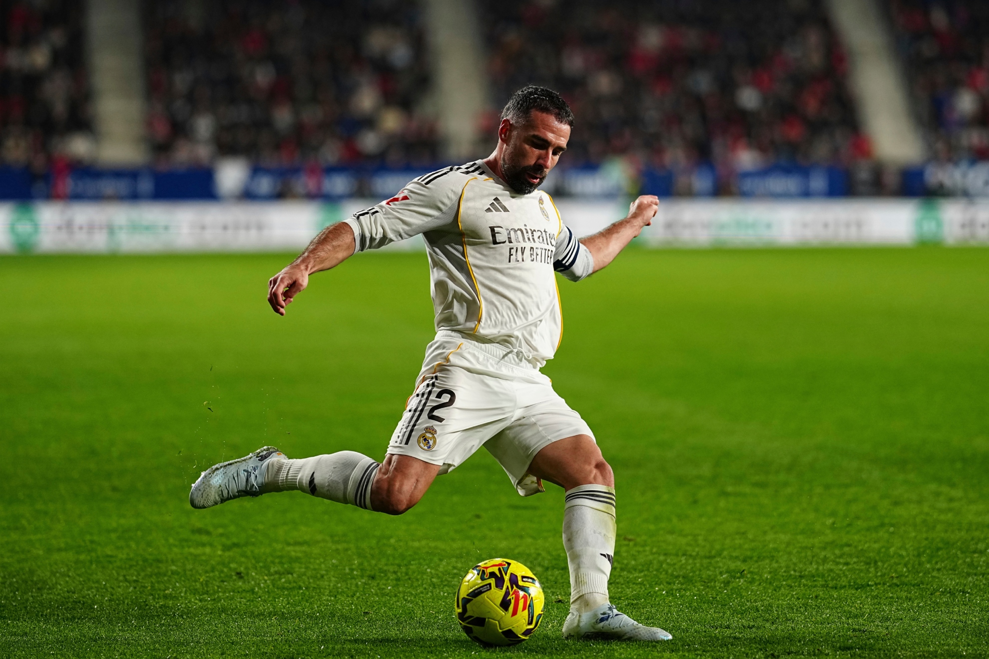 Dani Carvajal, en un partido de este curso.