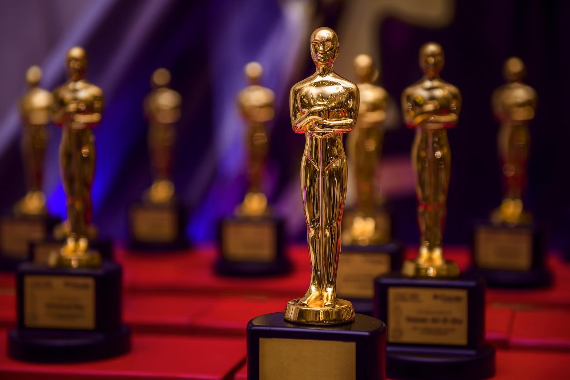 Image of the Oscar Awards, the most coveted statuette in cinema