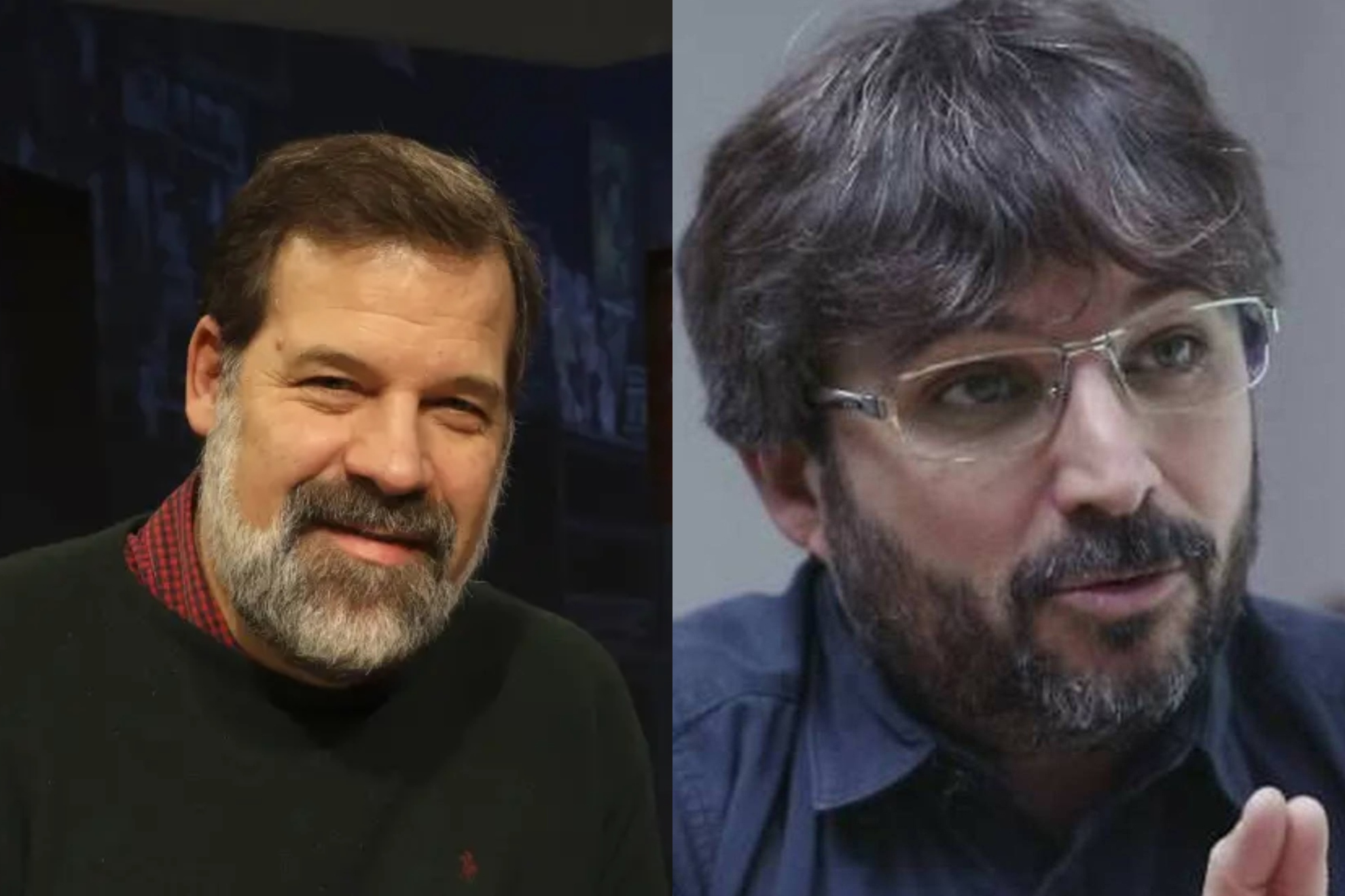 Alfonso Reyes y Jordi Évole.