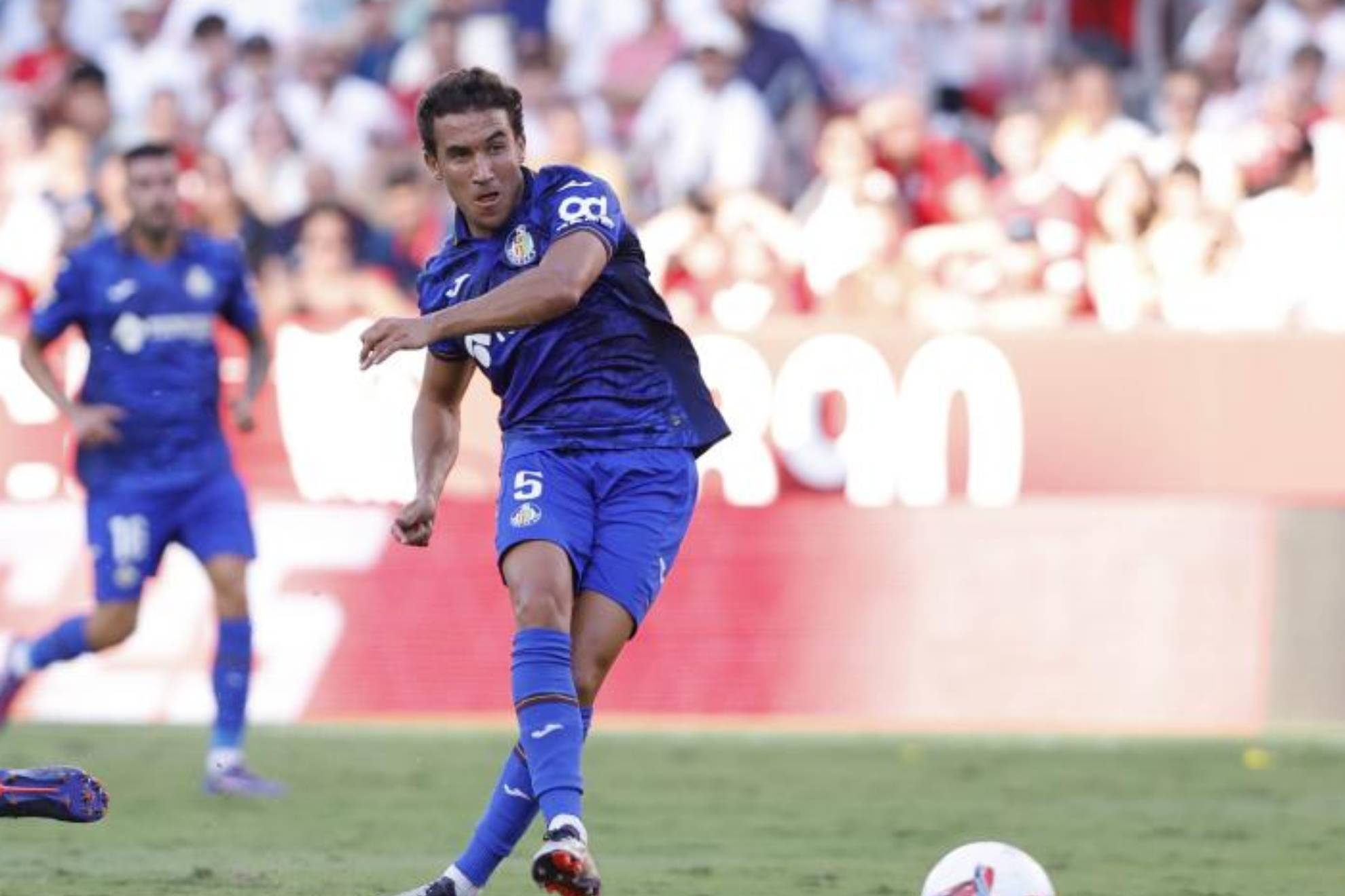 Luis Milla, en un partido del Getafe.