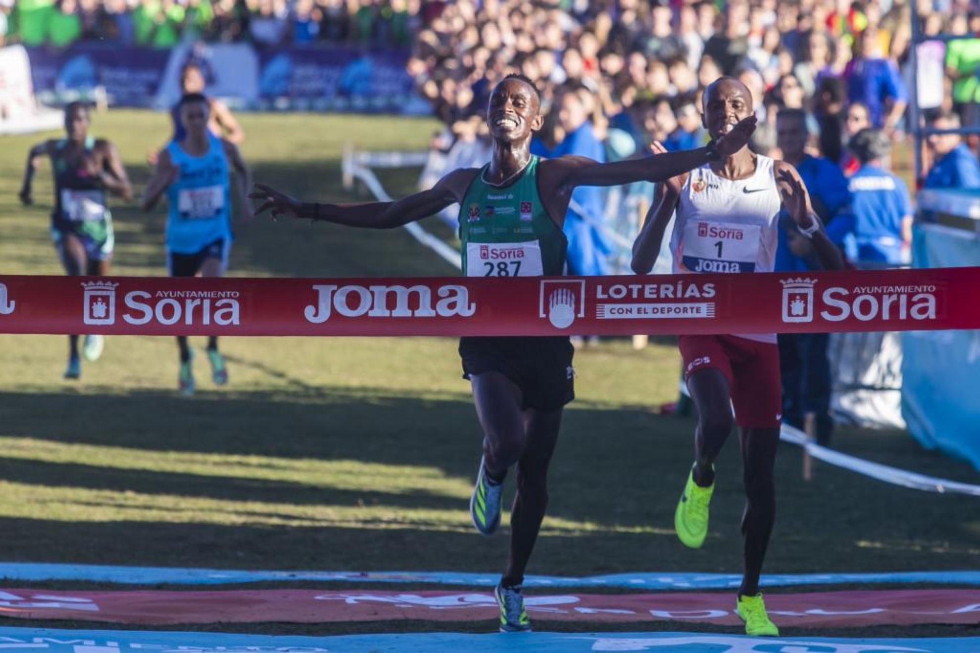 Rodrigue Kwizera entra ganador del Cross de Soria en 2023