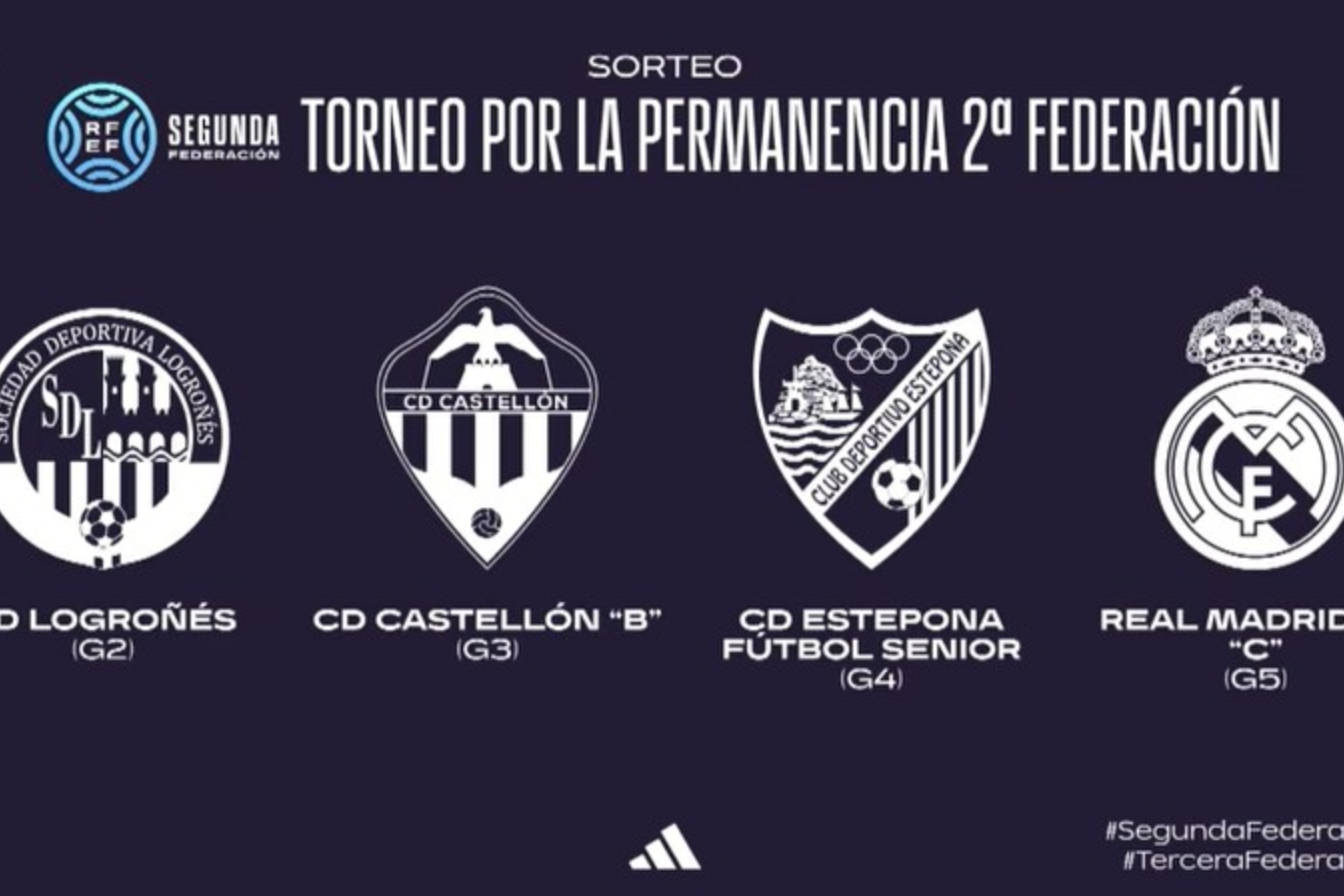 Los emparejamientos tras el sorteo.