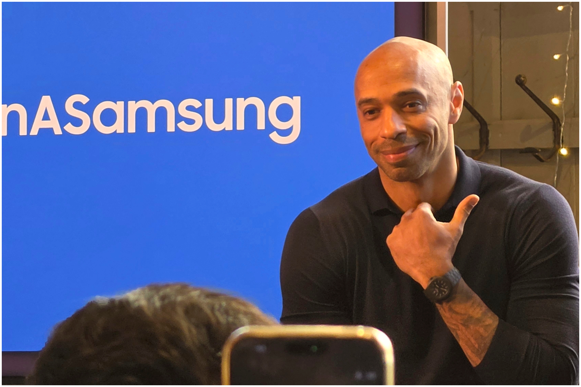 Henry, at the Samsung event.