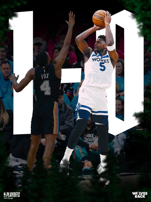 The unexpected return Anthony Edwards buries Wembanyama and his historic 12 blocks: "I'm back!"