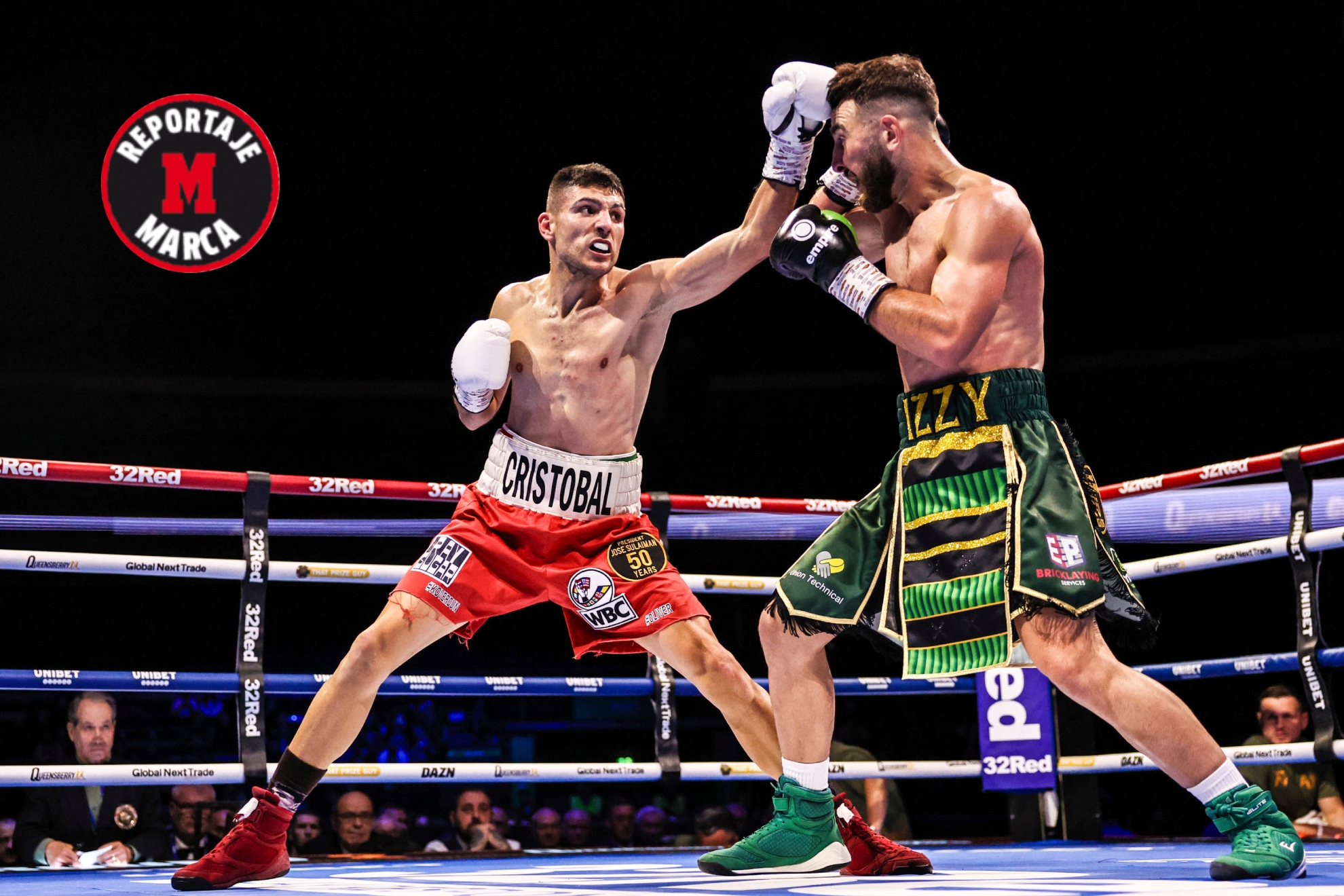 Cristóbal Lorente en su segundo combate contra Nathaniel Collins.