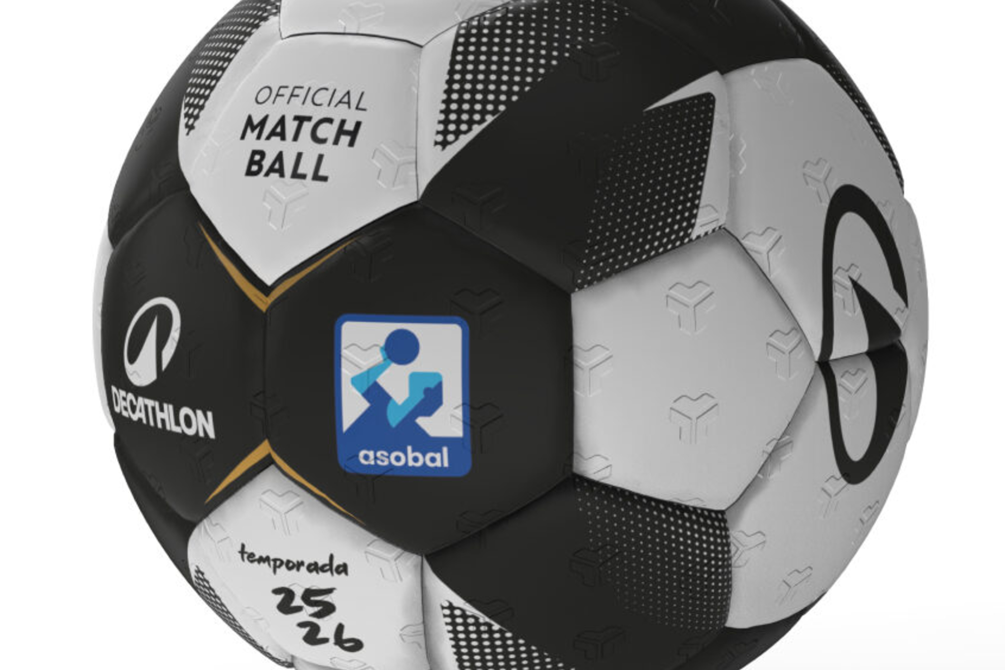 El balón oficial de la Liga Asobal 2025/26