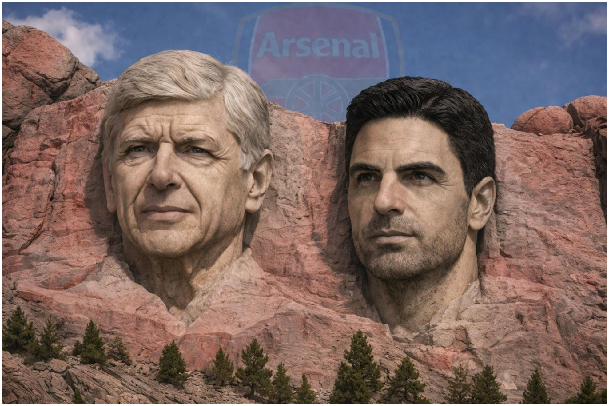 Recreación de Wenger y Arteta.