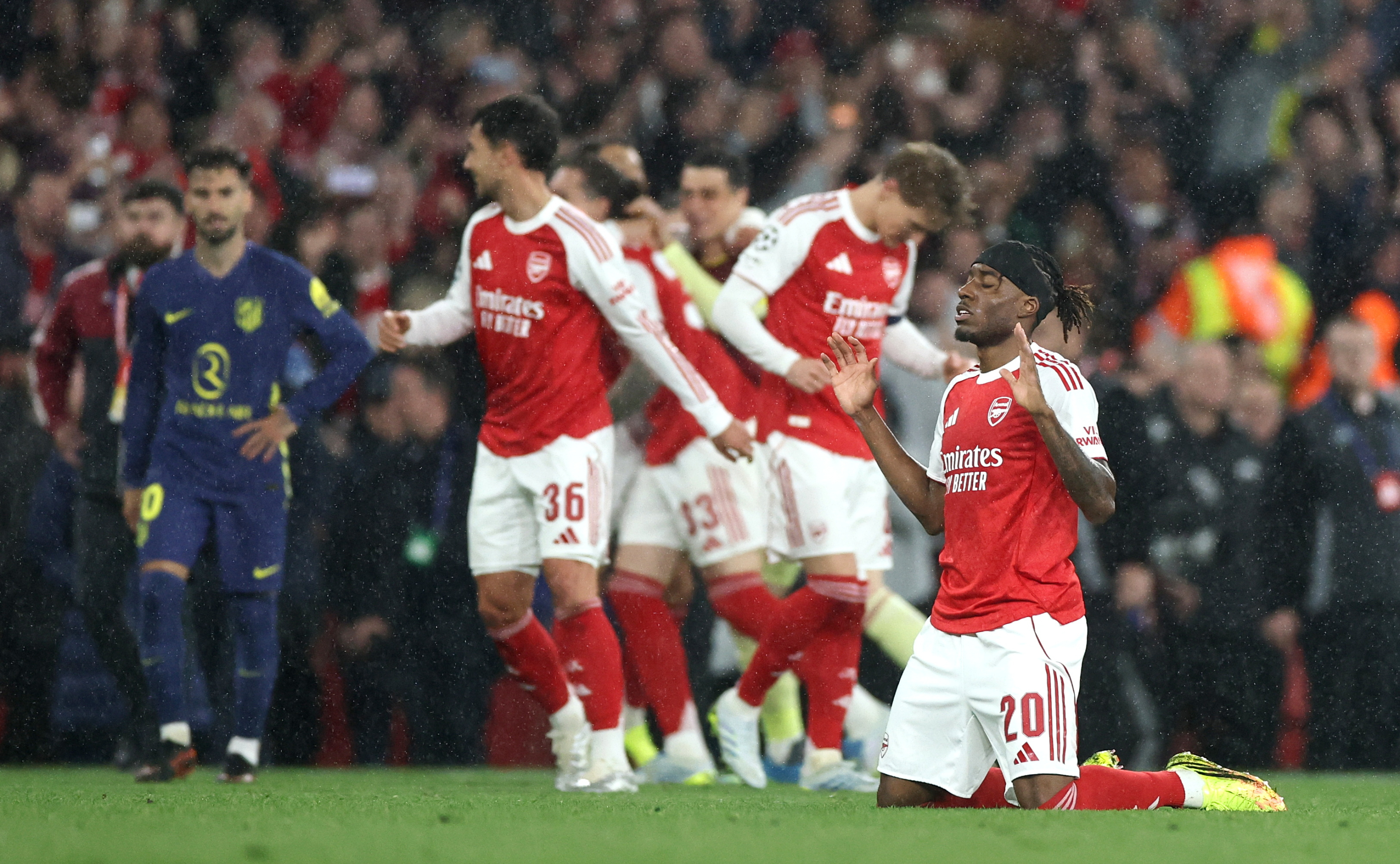 Controversy with the "exaggerated" Arsenal celebration after beating Atlético: "The celebration police will be on the lookout!"