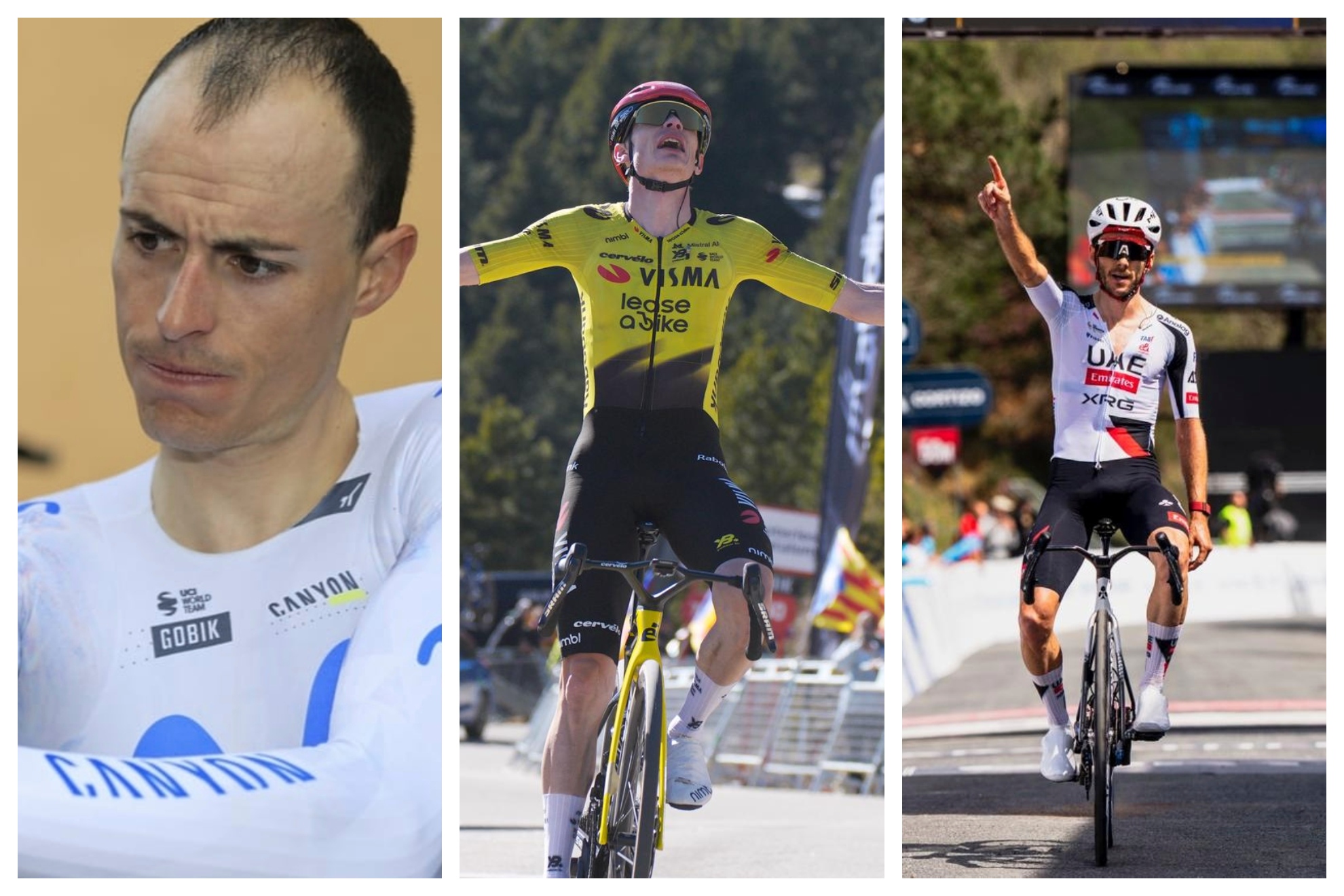 Favoritos al Giro de Italia 2026.