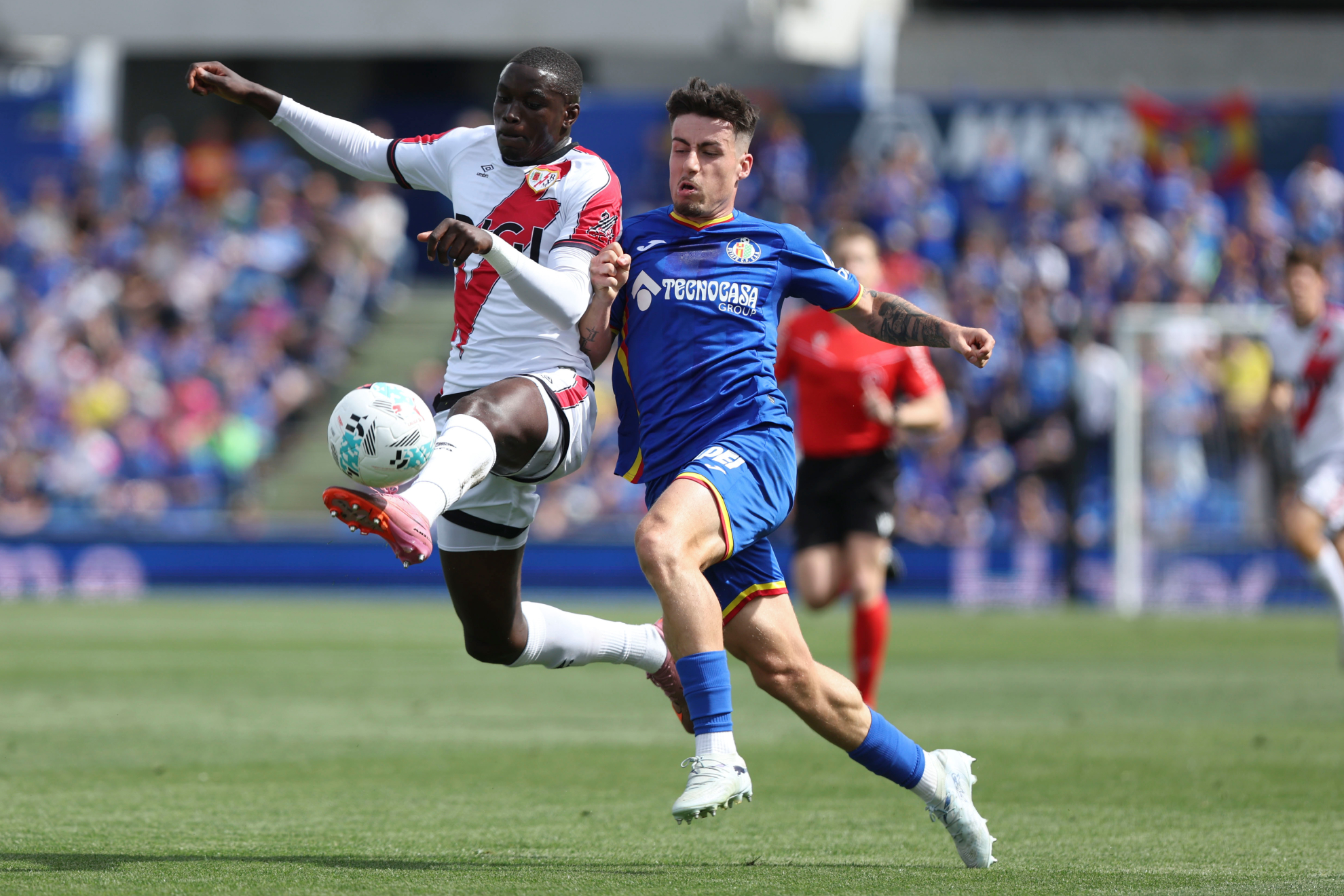 Mendy, frente al Getafe