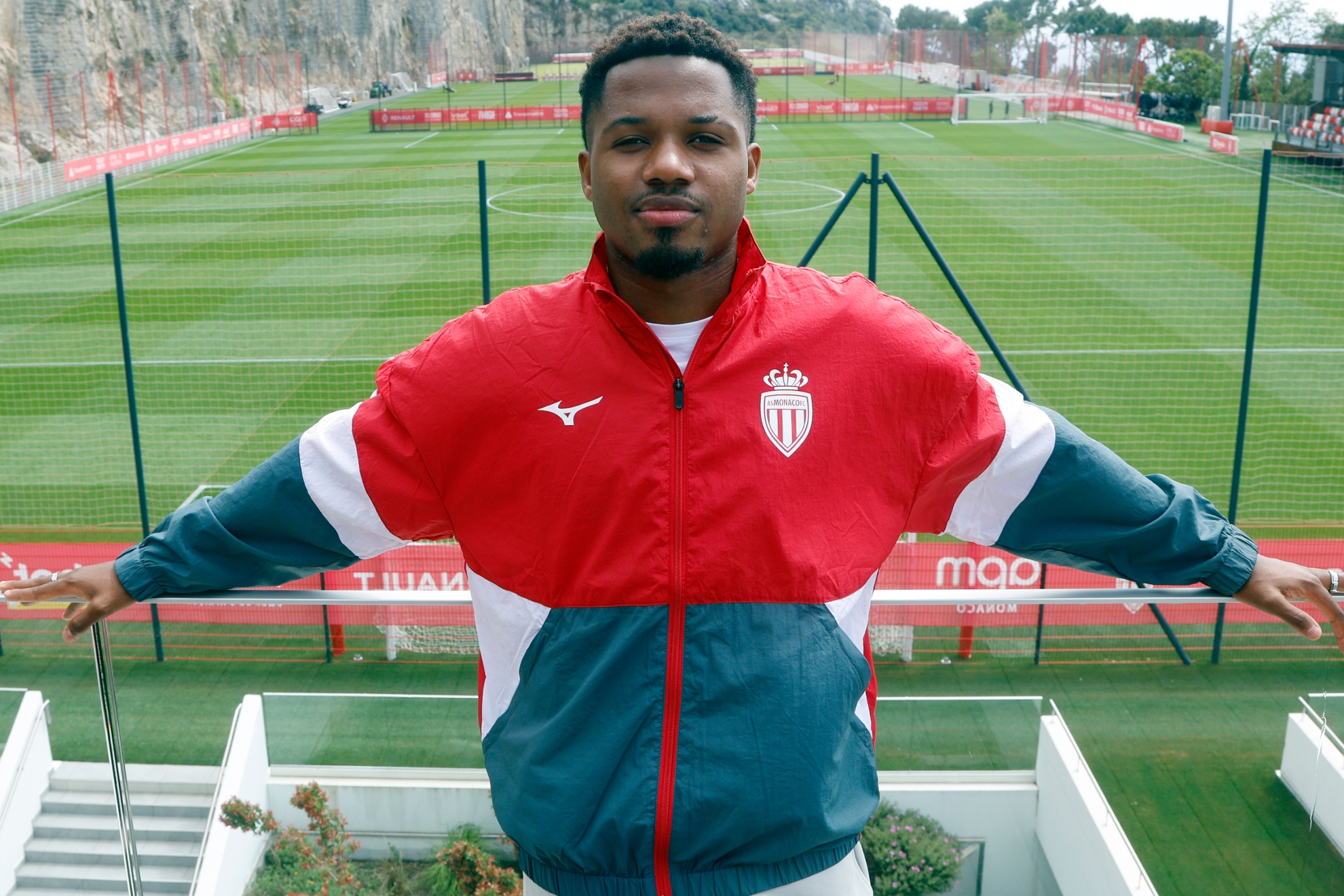 Ansu Fati, at Monaco's training fields in Le Turbie.