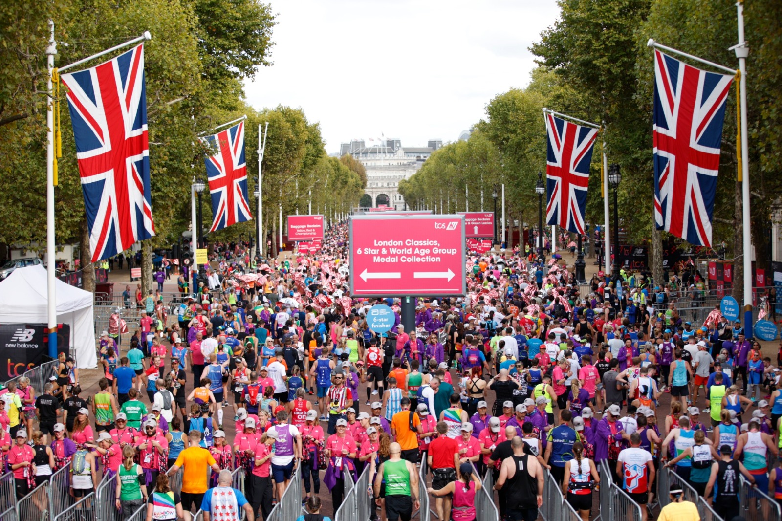 Participantes en el Maratón de Londres 2026.
