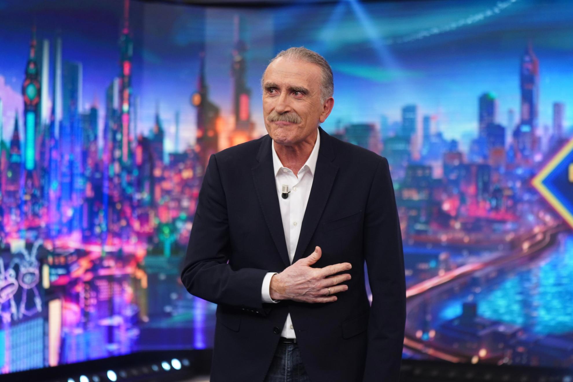 Juan y Medio, este miércoles, durante su visita a 'El Hormiguero'.
