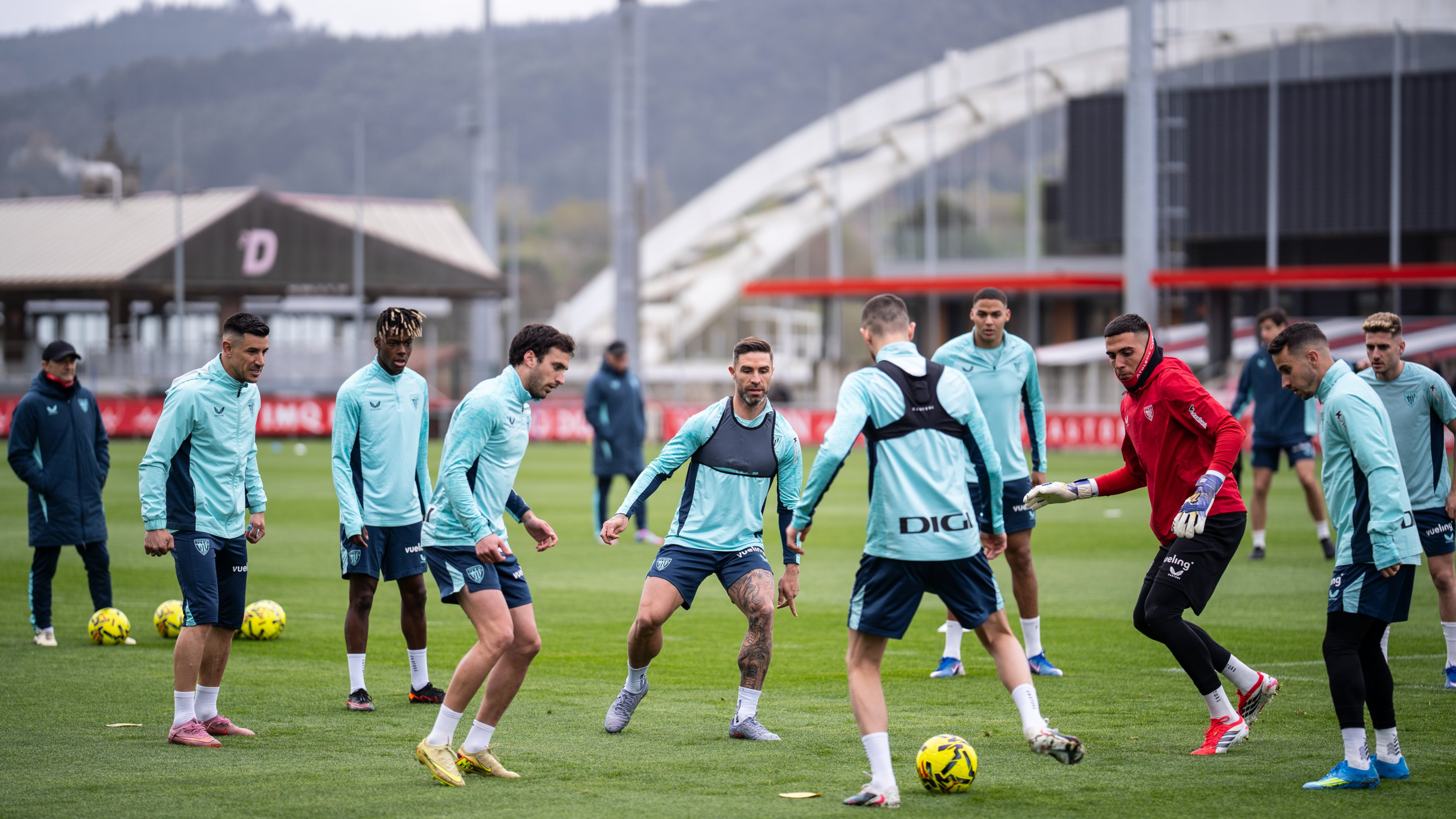 El Athletic regresará este viernes a los entrenamientos tras un día de descanso.