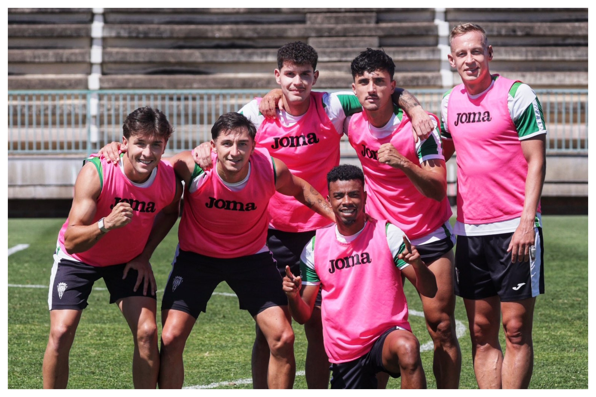 El buen ambiente preside los entrenamiento de esta semana