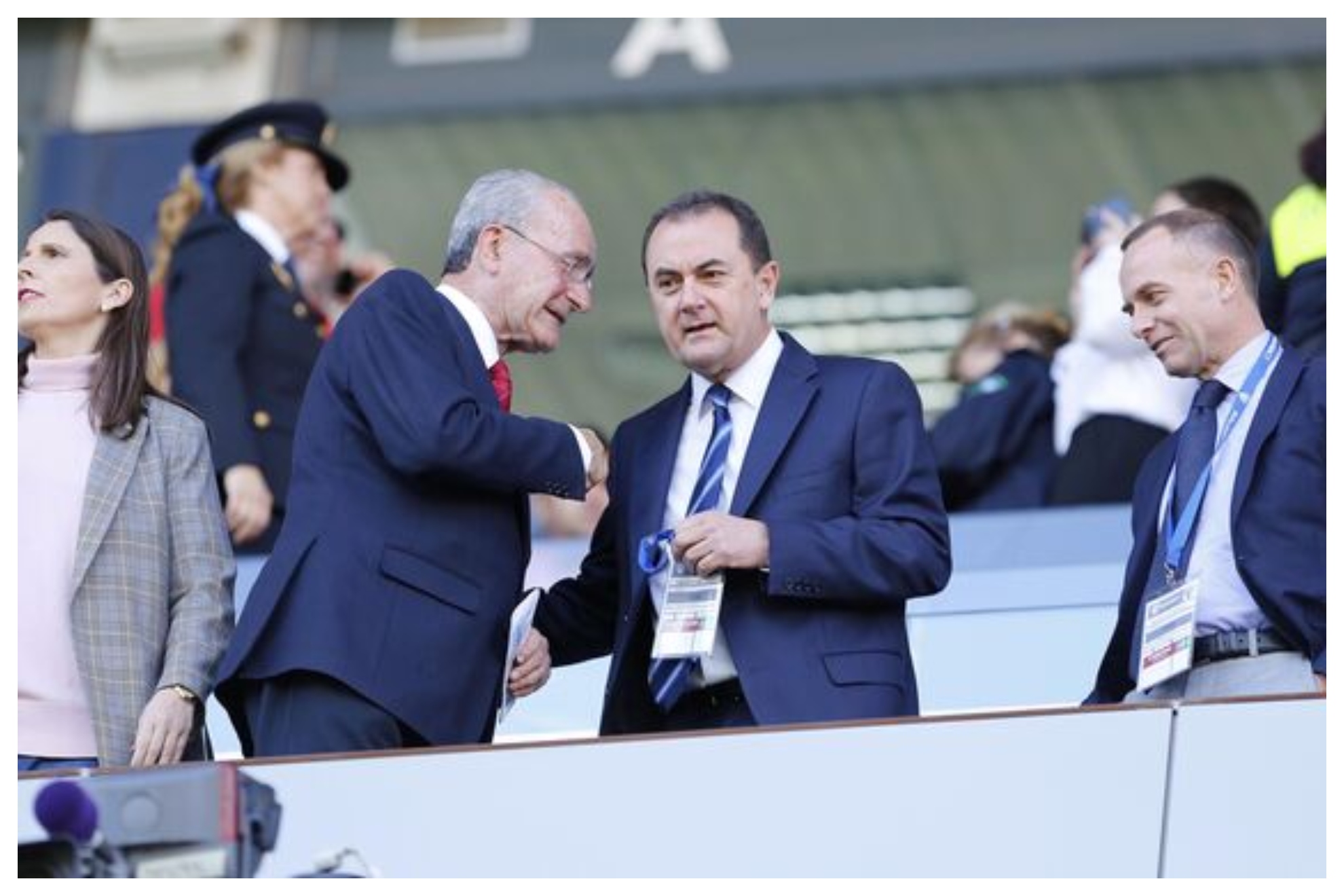 José María Muñoz junto al alcalde Francisco de la Torre