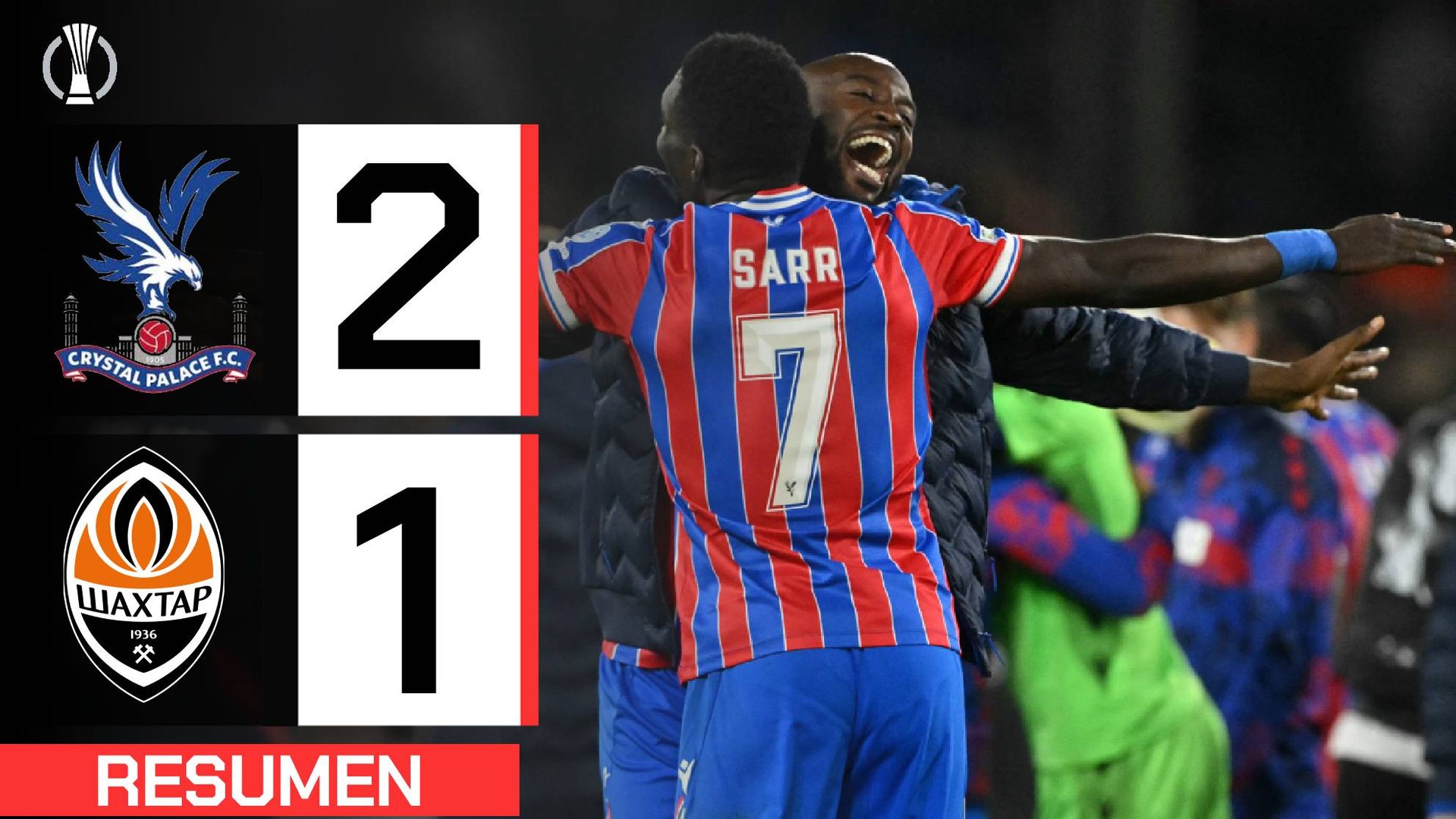 El Crystal Palace disputará ante el Rayo la primera final europea de su historia