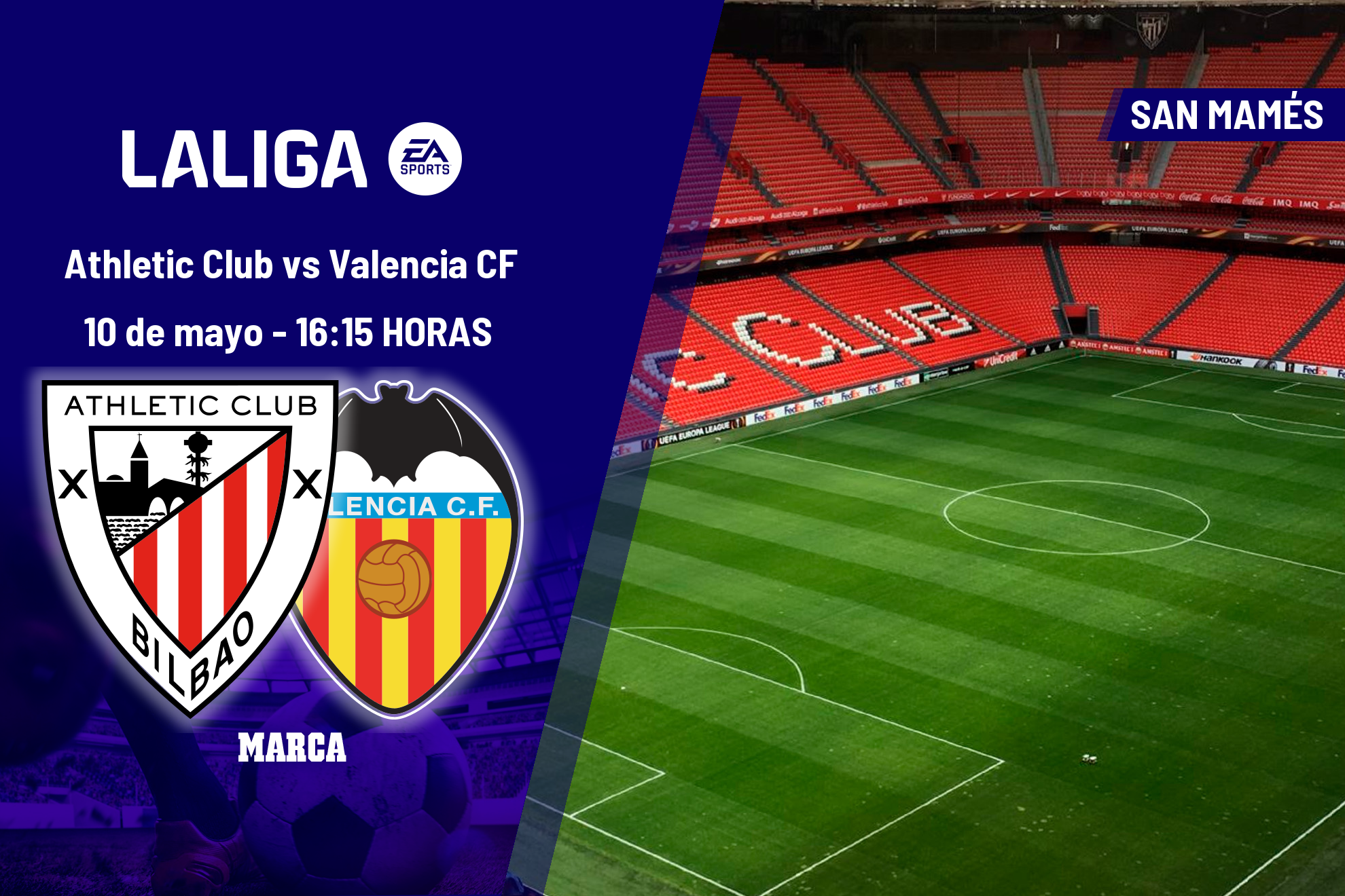 Athletic Club - Valencia CF: horario, dónde ver en TV y canal del ...