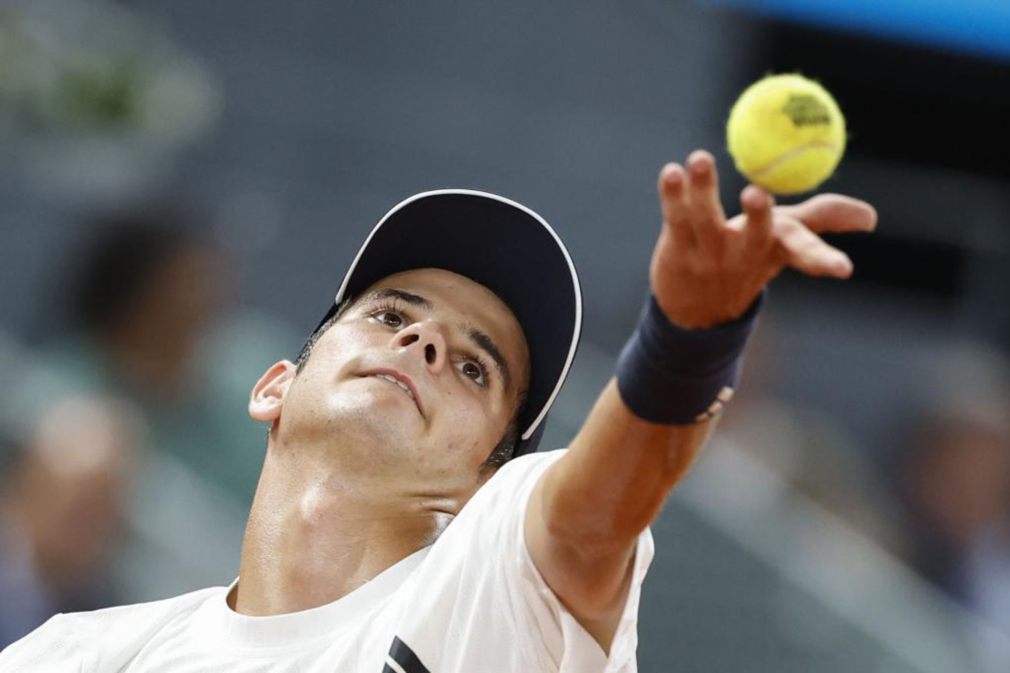 Rafa Jódar, en un partido en el Mutua Madrid Open.