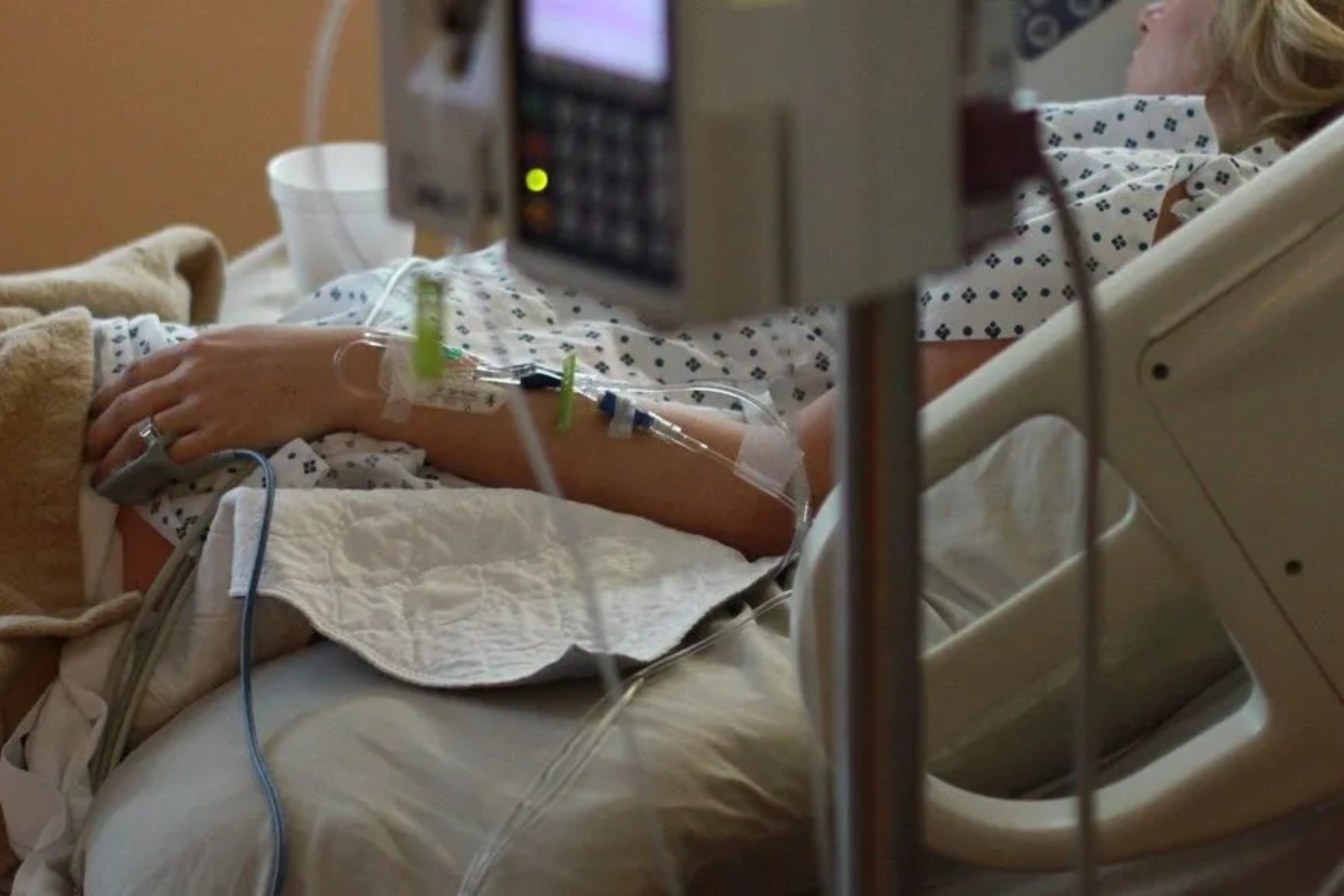 Imagen de recurso de una paciente en un hospital ingresada.