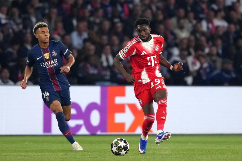 Davies frena a Doue en Champions.