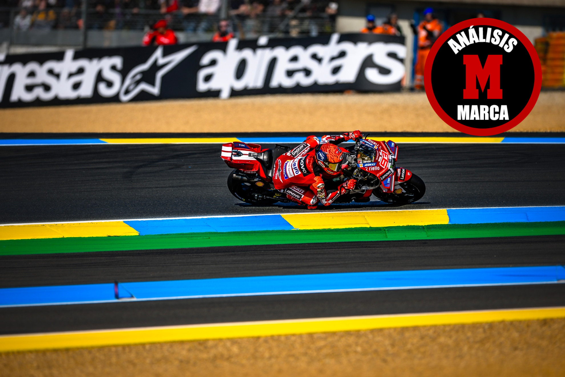 Marc Márquez, en Le Mans.