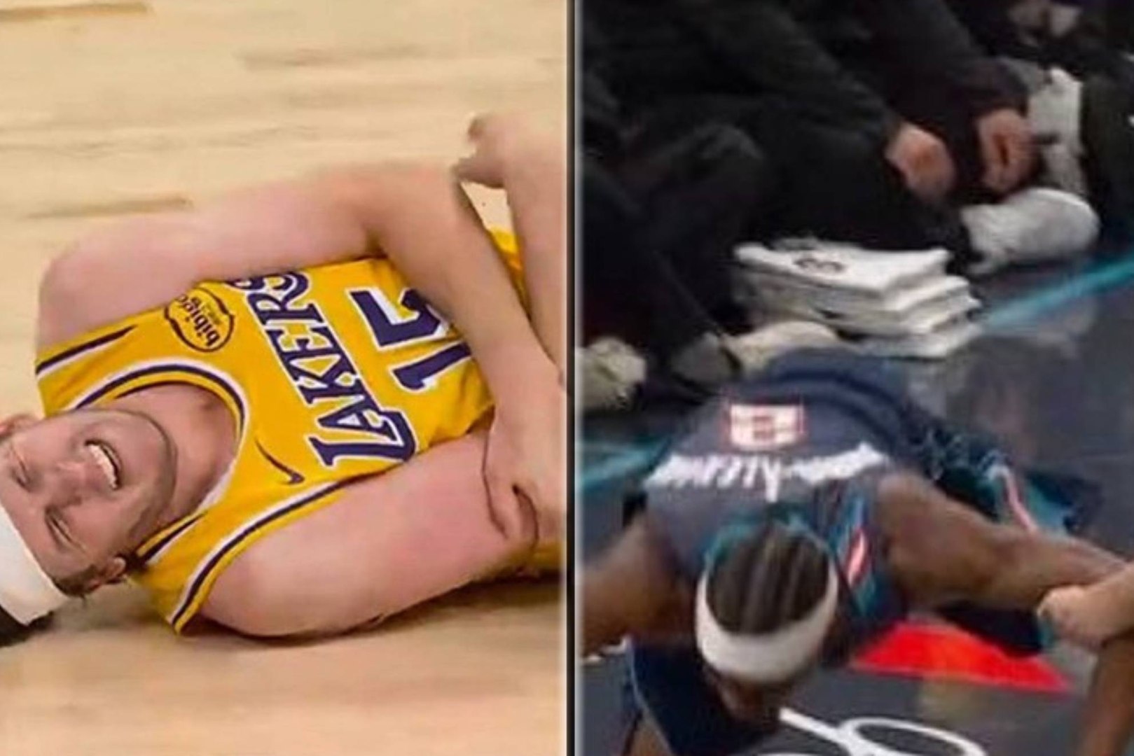 Shai Gilgeous-Alexander (Thunder) fue sancionado con una falta flagrante de tipo 1 tras tirar del brazo derecho de Austin Reaves (Lakers). Más tarde Reaves se vengó de la falta de Shai, pero no fue sancionado con falta flagrante. En esa acción LeBron James se lastimó la muñeca.
