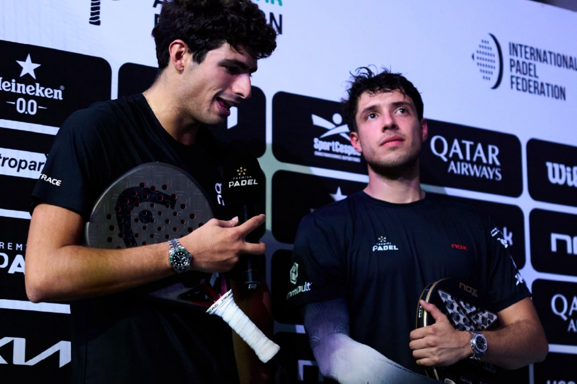 Coello and Tapia in Asunción.