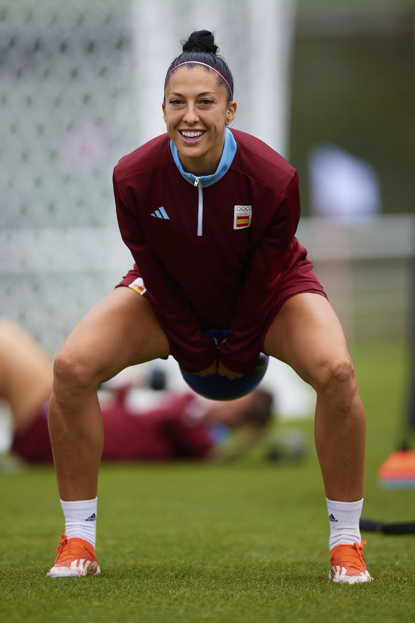 Jenni Hermoso in training with the national team