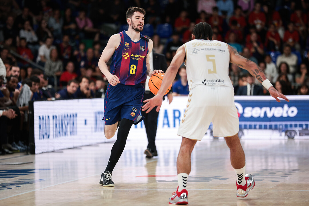 El Barça certifica el playoff ante un San Pablo Burgos en problemas