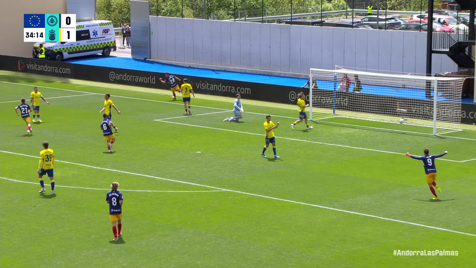 FC Andorra 5-1 Las Palmas  Resumen LaLiga Hypermotion