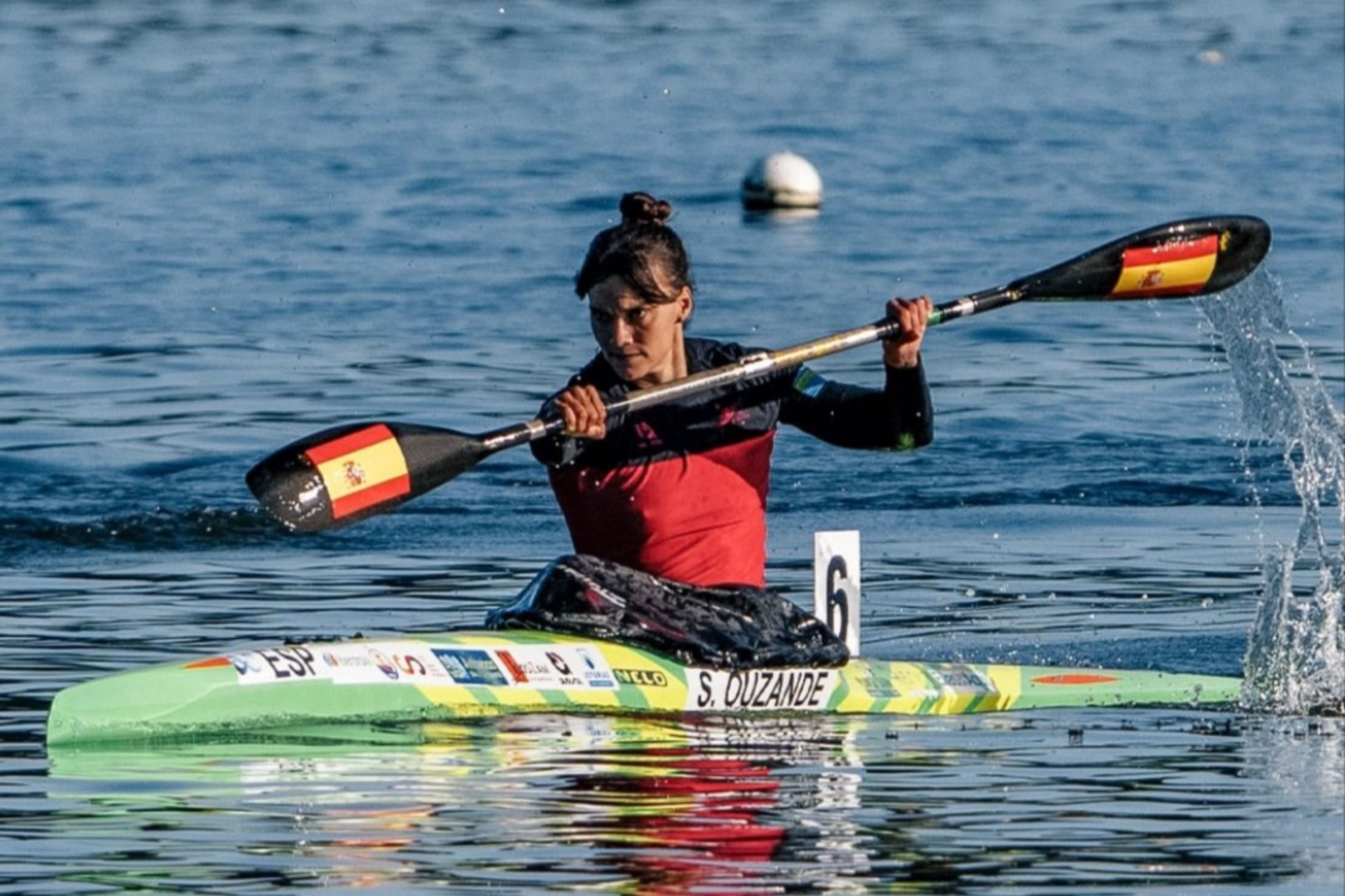 Sara Ouzande durante una competición.