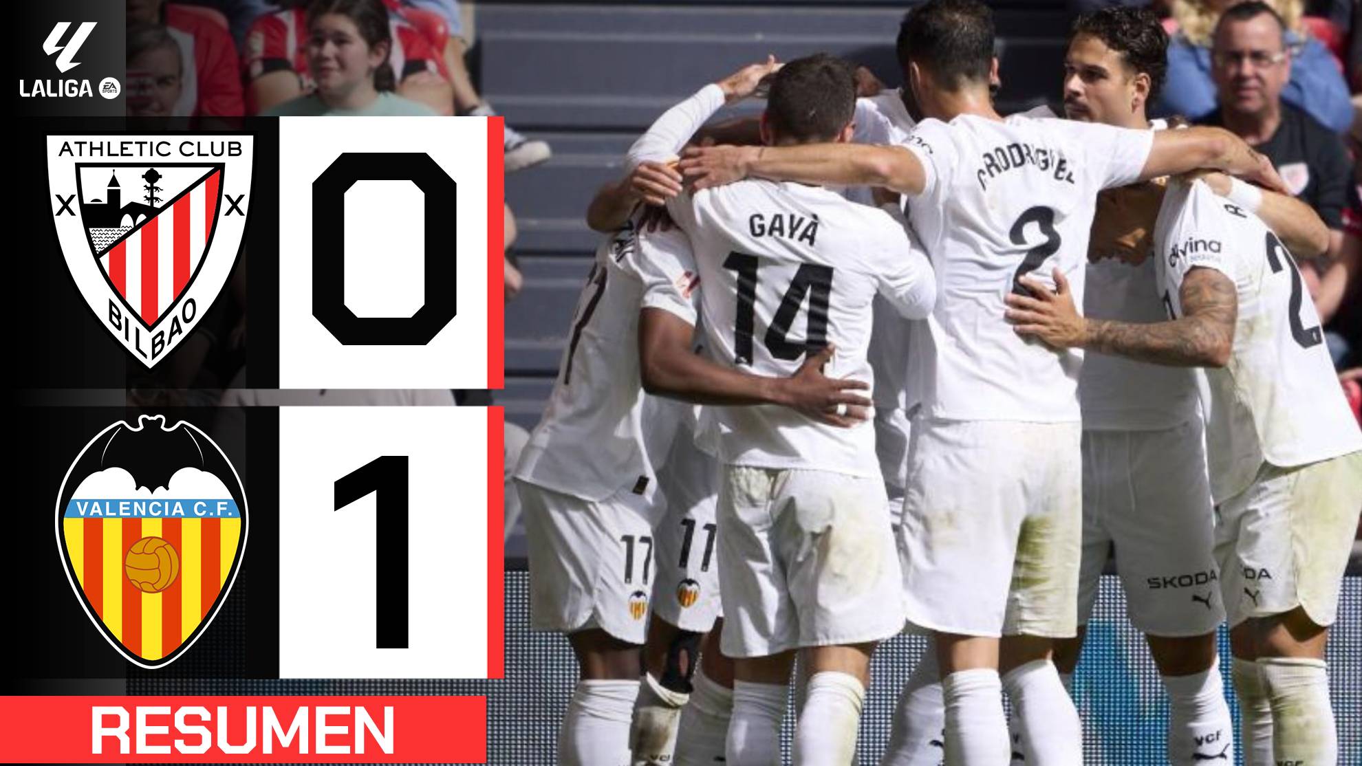 Athletic Club 0-1 Valencia