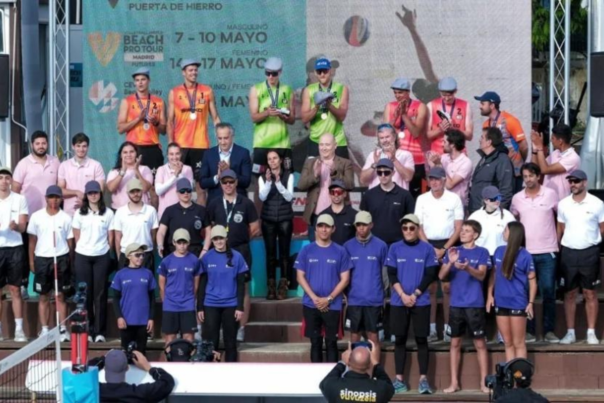 Entrega de trofeos del Beach Pro Tour Futures