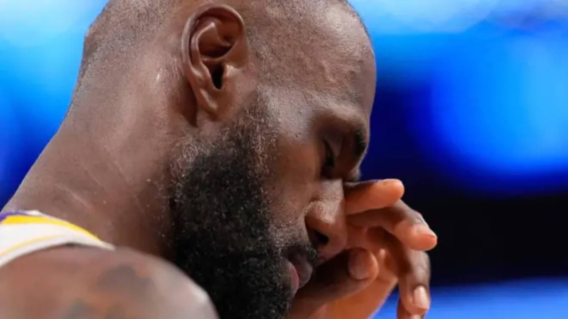 LeBron James, durante el tercer partido de la serie ante los Thunder.