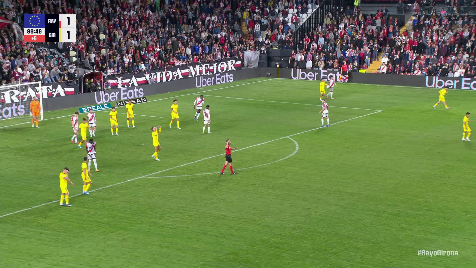 Rayo Vallecano 1-1 Girona: resumen y goles  LaLiga EA Sports (J35)