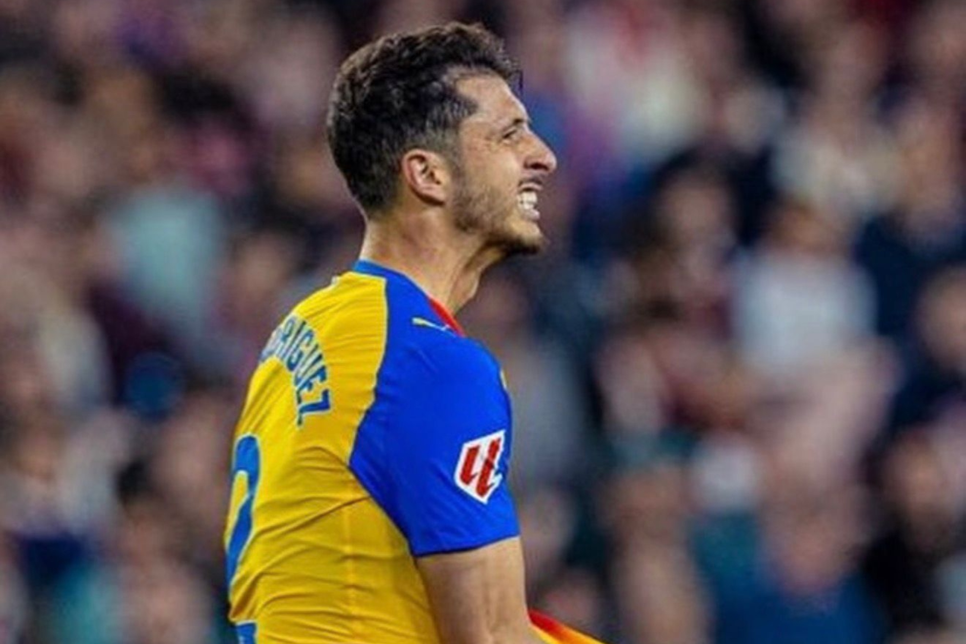 Guido durante un partido del Valencia.