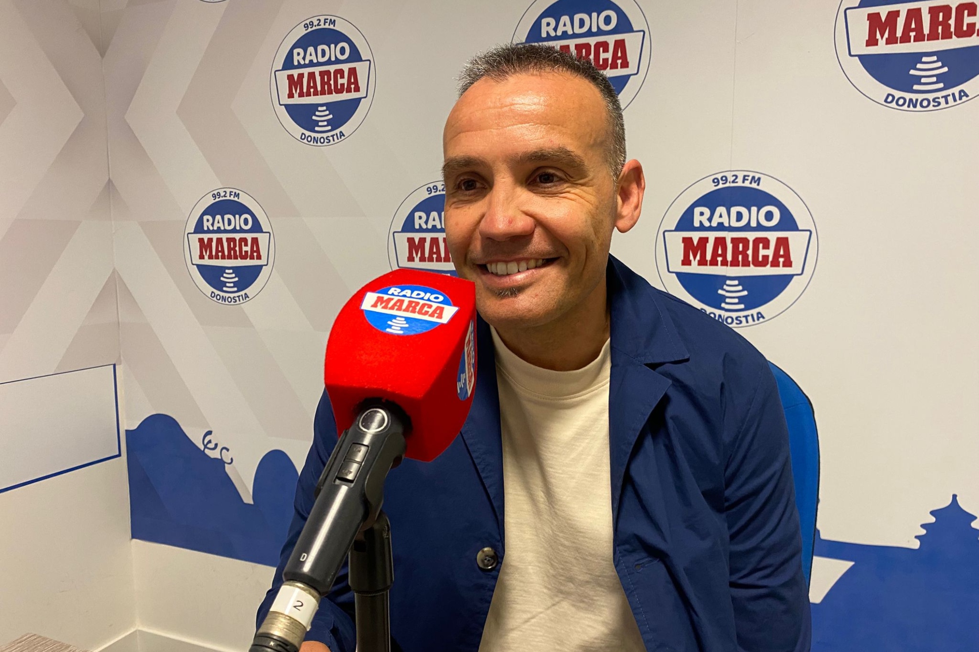 Sergio Francisco, durante su entrevista en Radio MARCA Donostia.