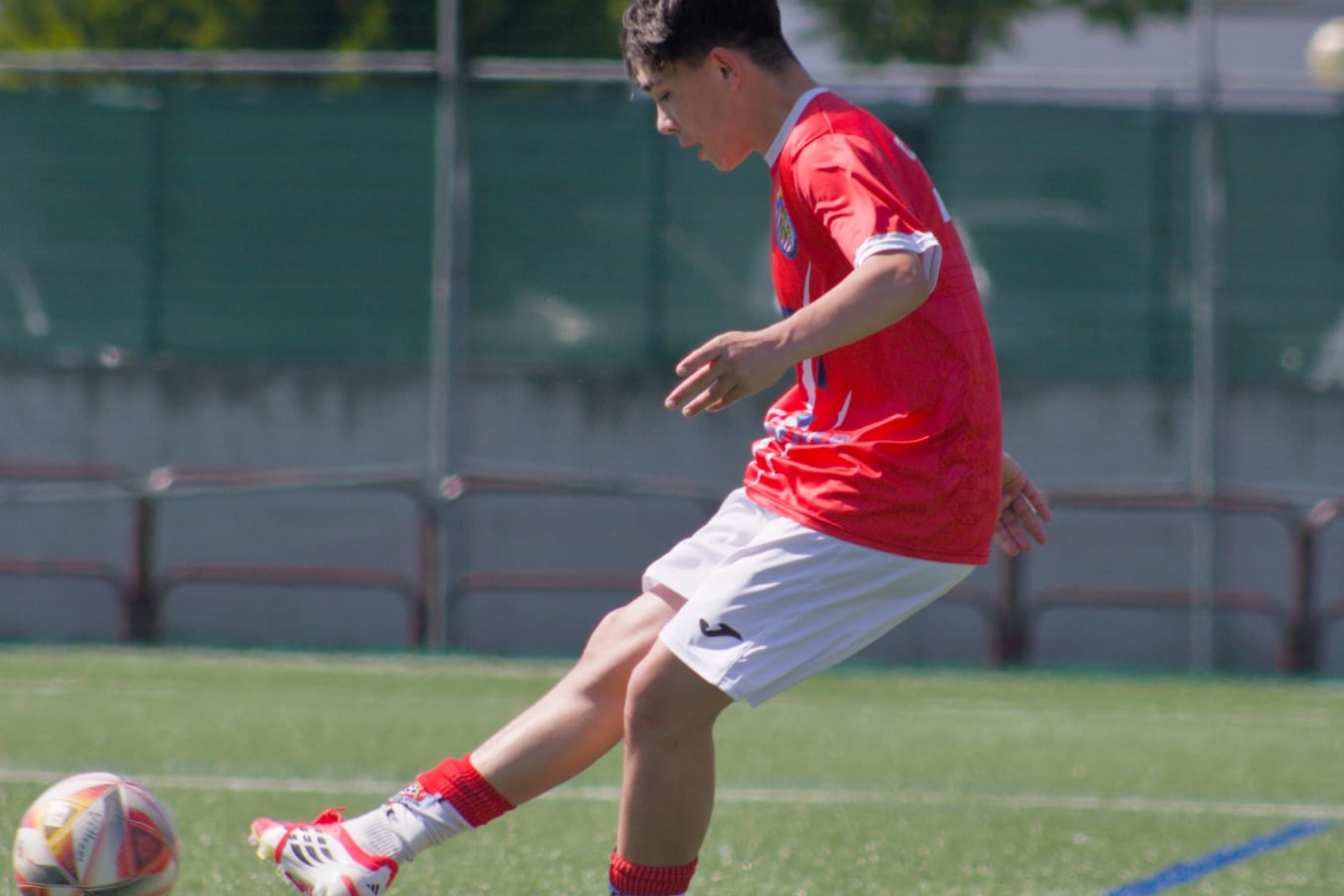 Ibáñez, en un partido con el Villegas.