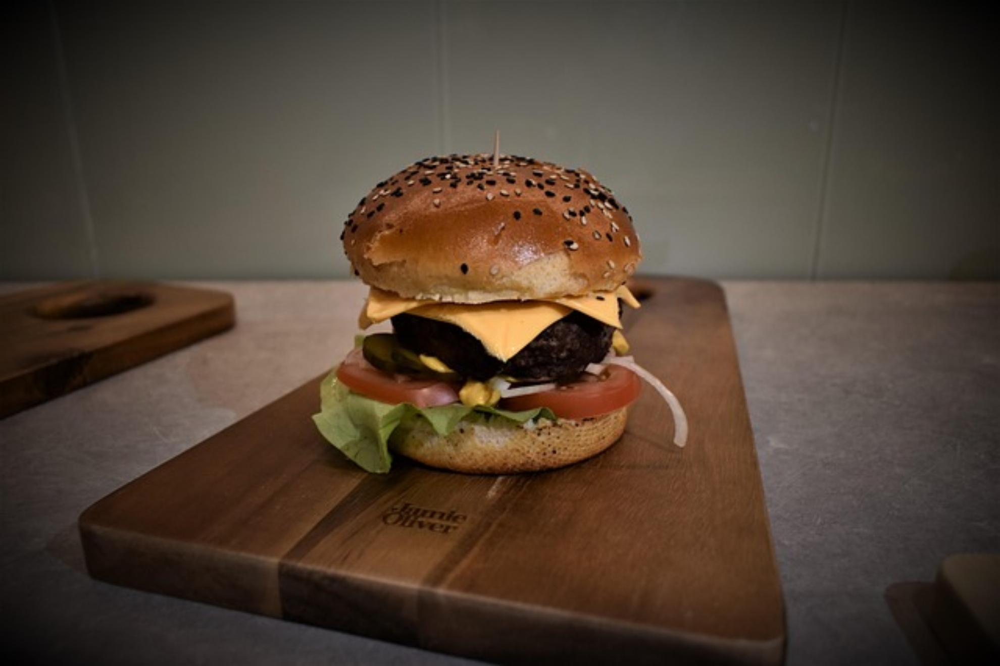 Imagen de recurso de una hamburguesa.