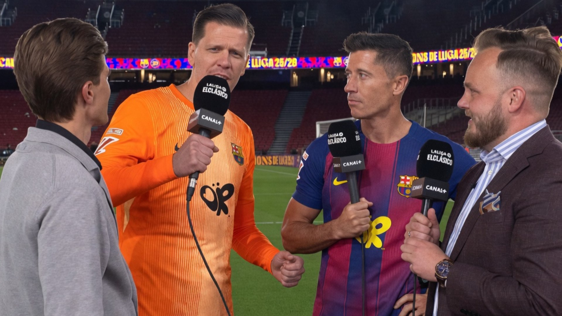 El delantero polaco del Fútbol Club Barcelona, Robert Lewandoswki habló sobre su futuro en Canal Plus+ Polonia y dejó entrever su salida.