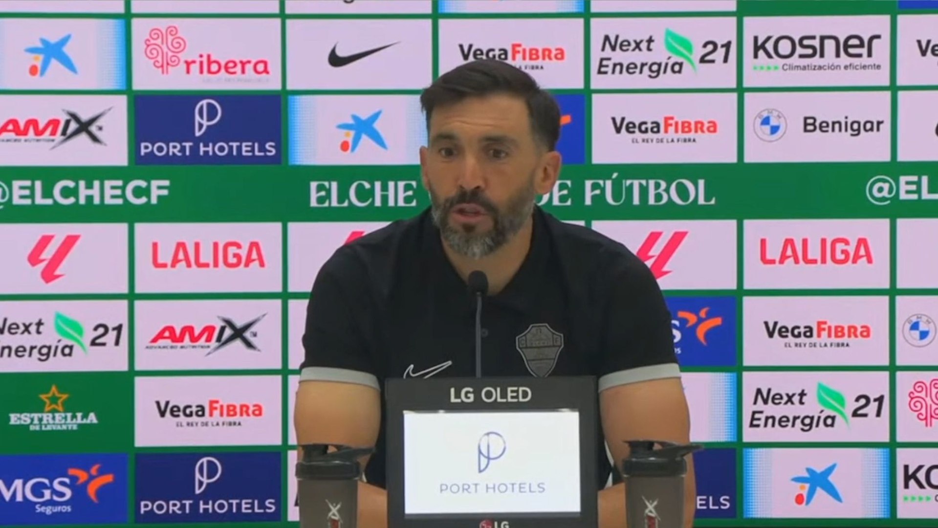 Sarabia, en rueda de prensa.