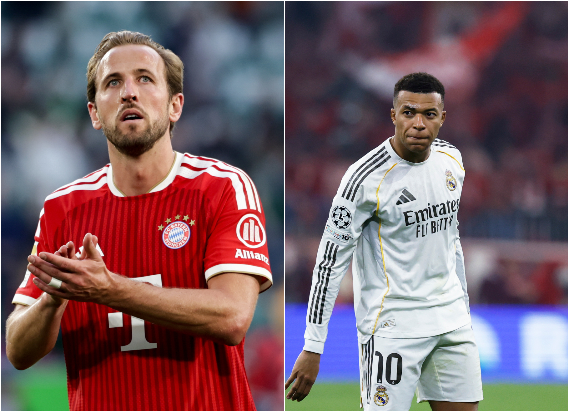 Kane y Mbappé.