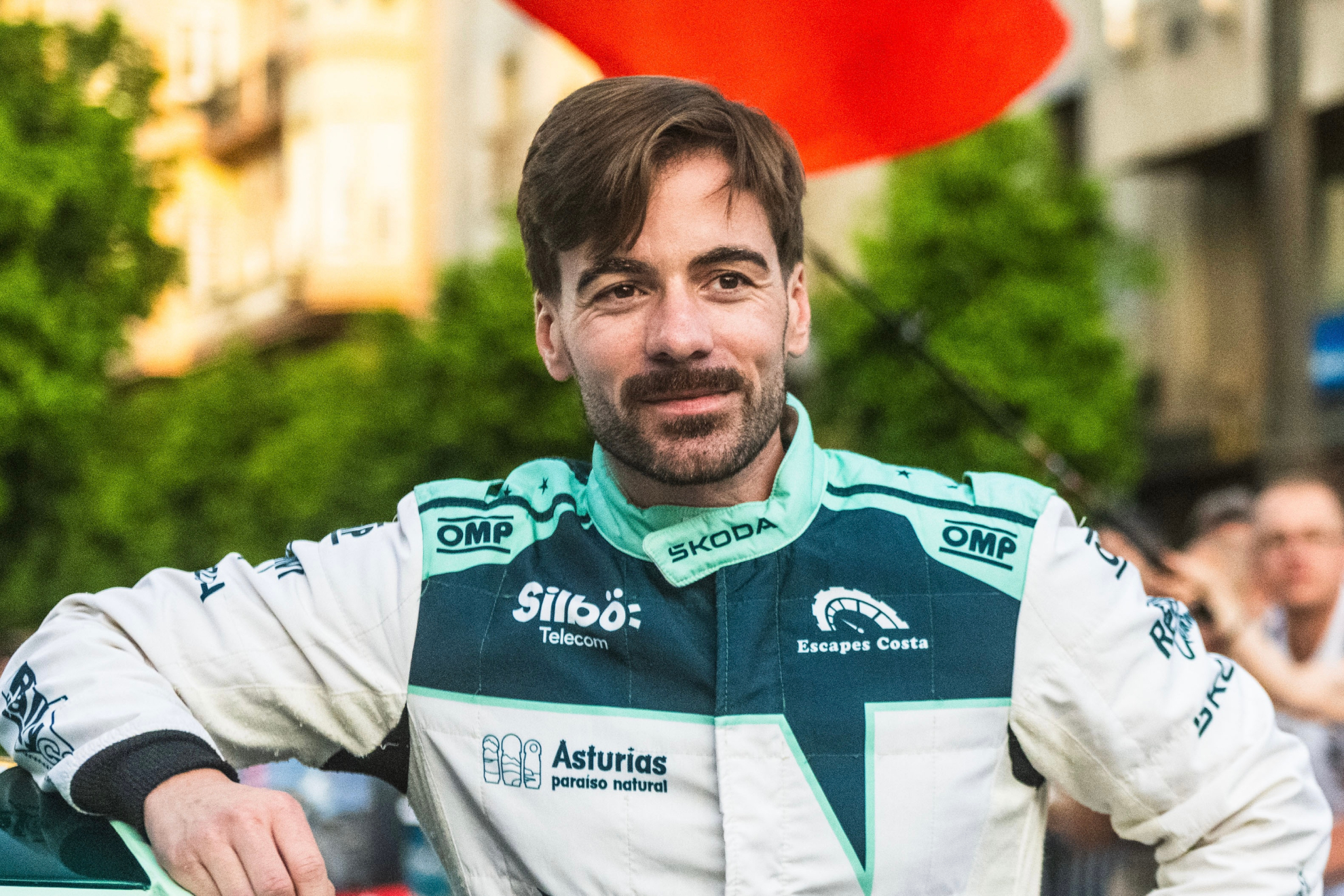 Suárez, durante el pasado Rally Sierra Morena